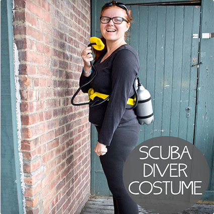 Easy DIY Scuba Diver Costume