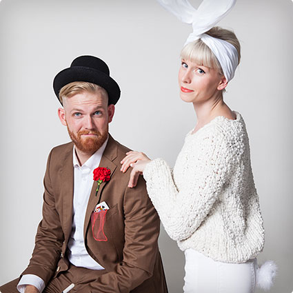 Magician and Rabbit Couples Costumes