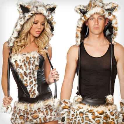 Sexy Leopards Couples Costumes