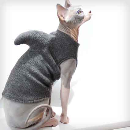 Shark Week Grey Pet Sweater
