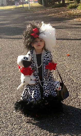 Cruella de shop vil costume child