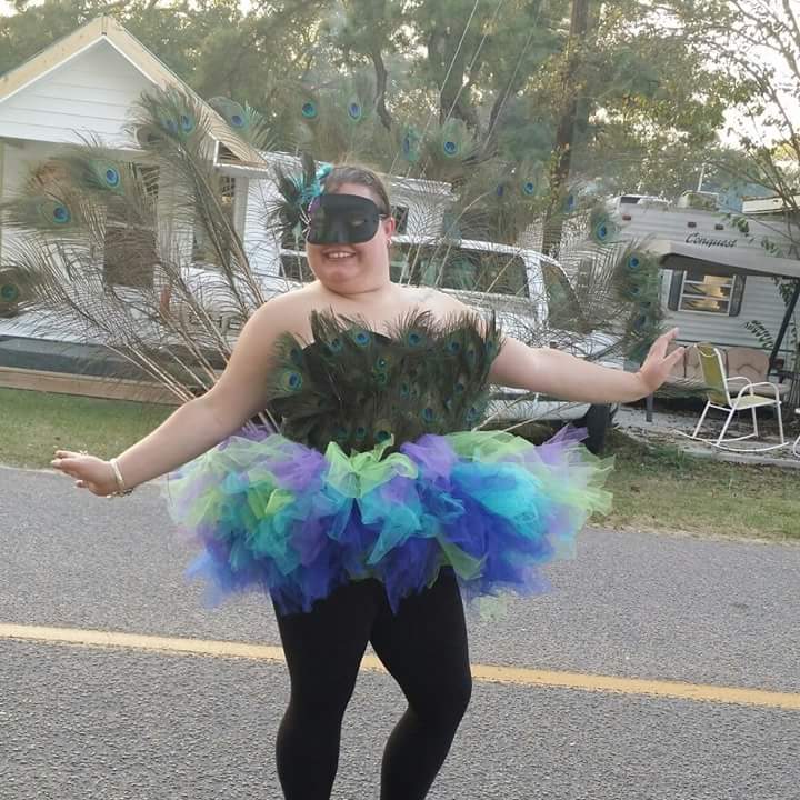 Peacock tutu outlet