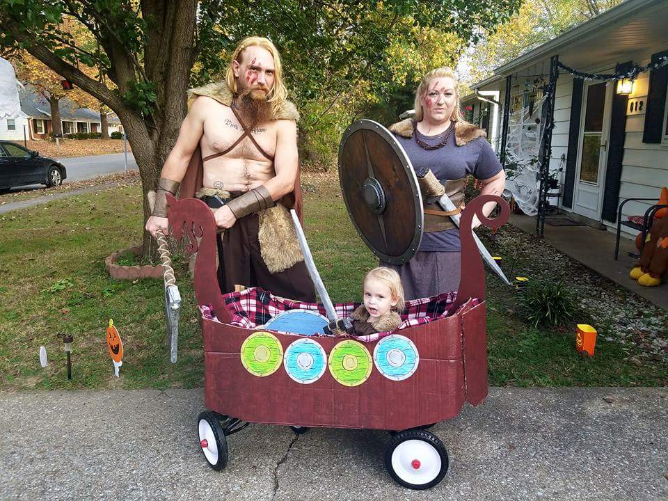 baby girl viking costume